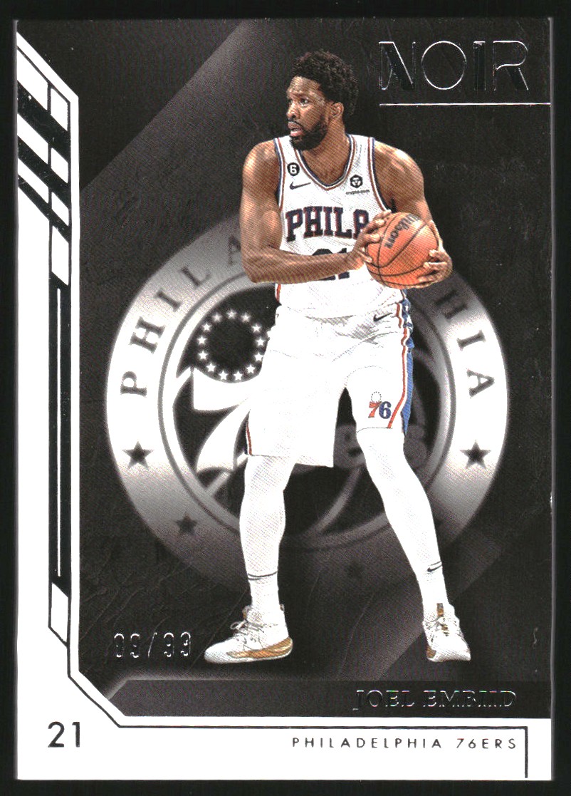 2022-23 Panini Noir #58 Joel Embiid A
