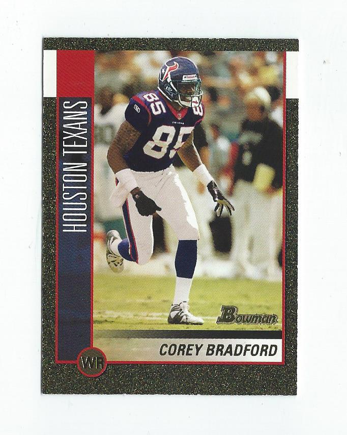 2002 Bowman Gold #84 Corey Bradford