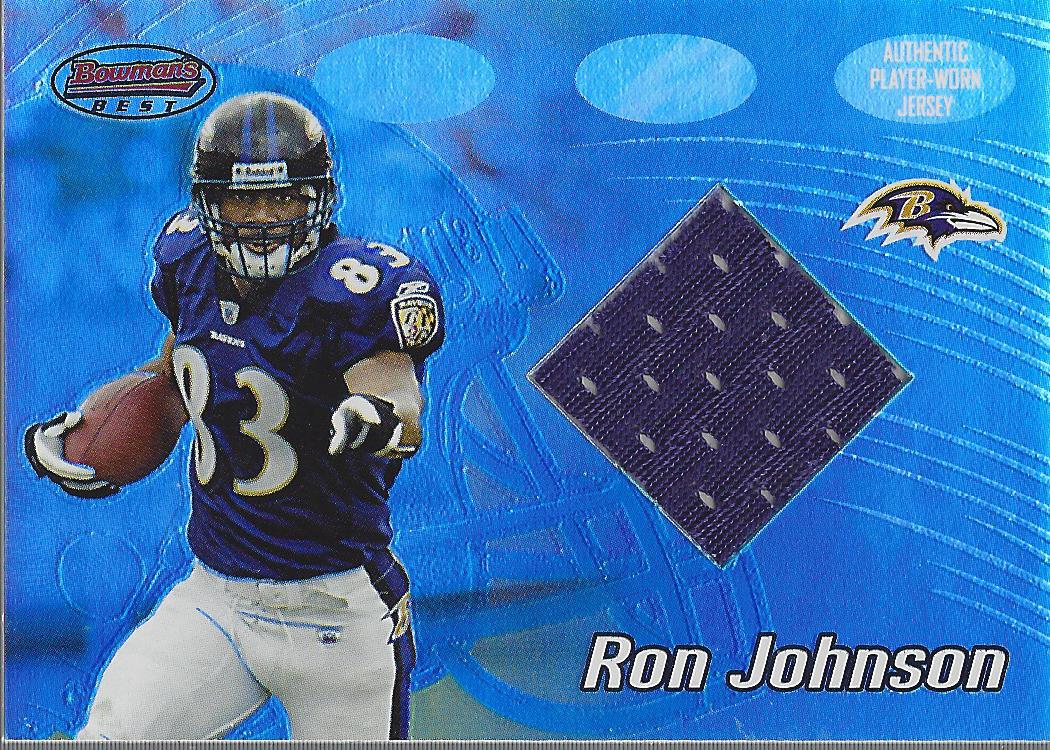 2002 Bowman's Best #115 Ron Johnson JSY RC
