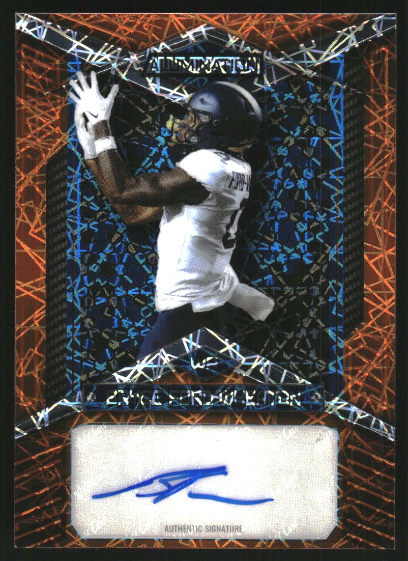 2023 Wild Card Alumination Retail Autographs Crystal Holo Orange #ABA15 Bryce Ford-Wheaton