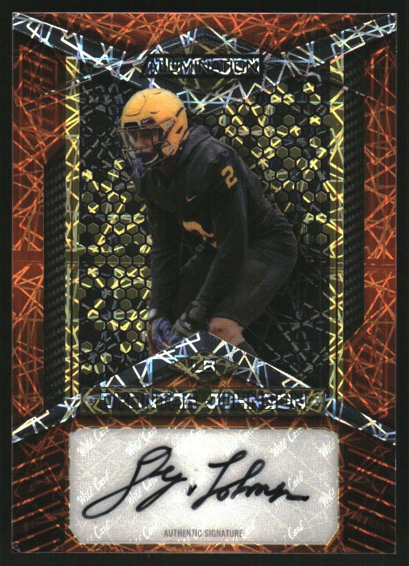 2023 Wild Card Alumination Retail Autographs Crystal Holo Orange #ABA46 Dyontae Johnson