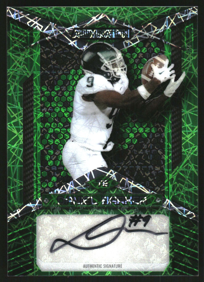 2023 Wild Card Alumination Retail Autographs Crystal Holo Green #ABA32 Daniel Barker