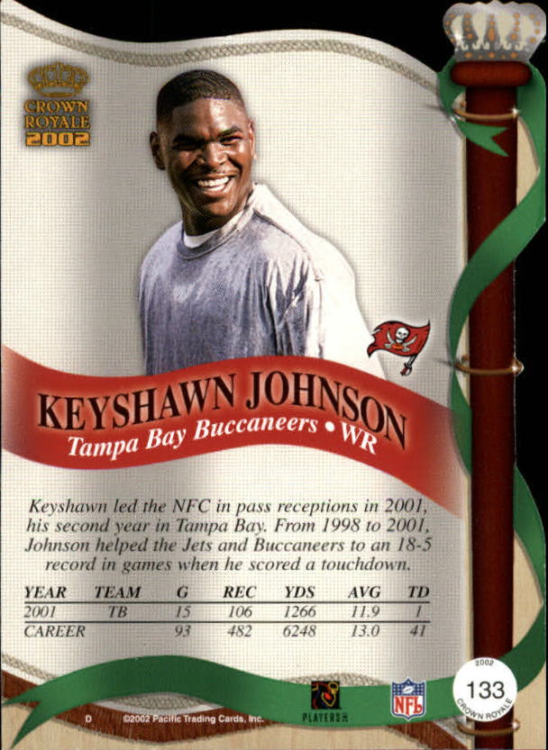 2002 Crown Royale #133 Keyshawn Johnson back image