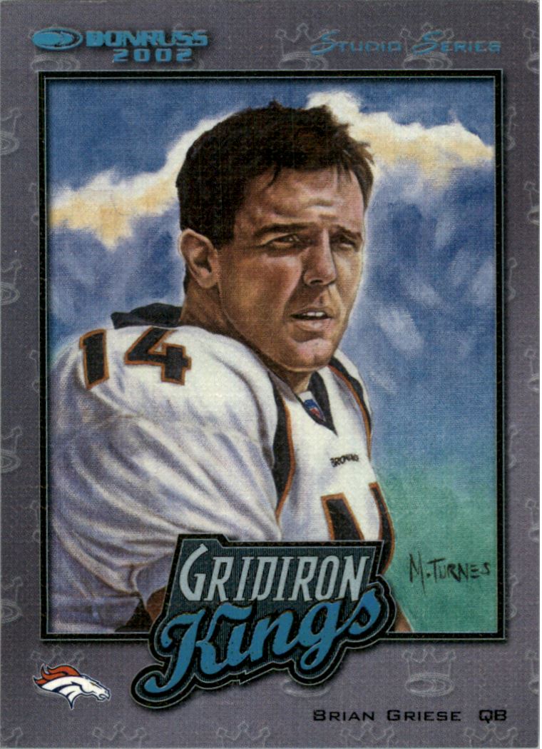 2002 Donruss Gridiron Kings Studio Inserts #GK9 Brian Griese