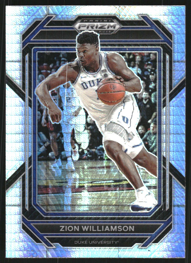 2023-24 Panini Prizm Draft Picks Prizms Hyper #73 Zion Williamson