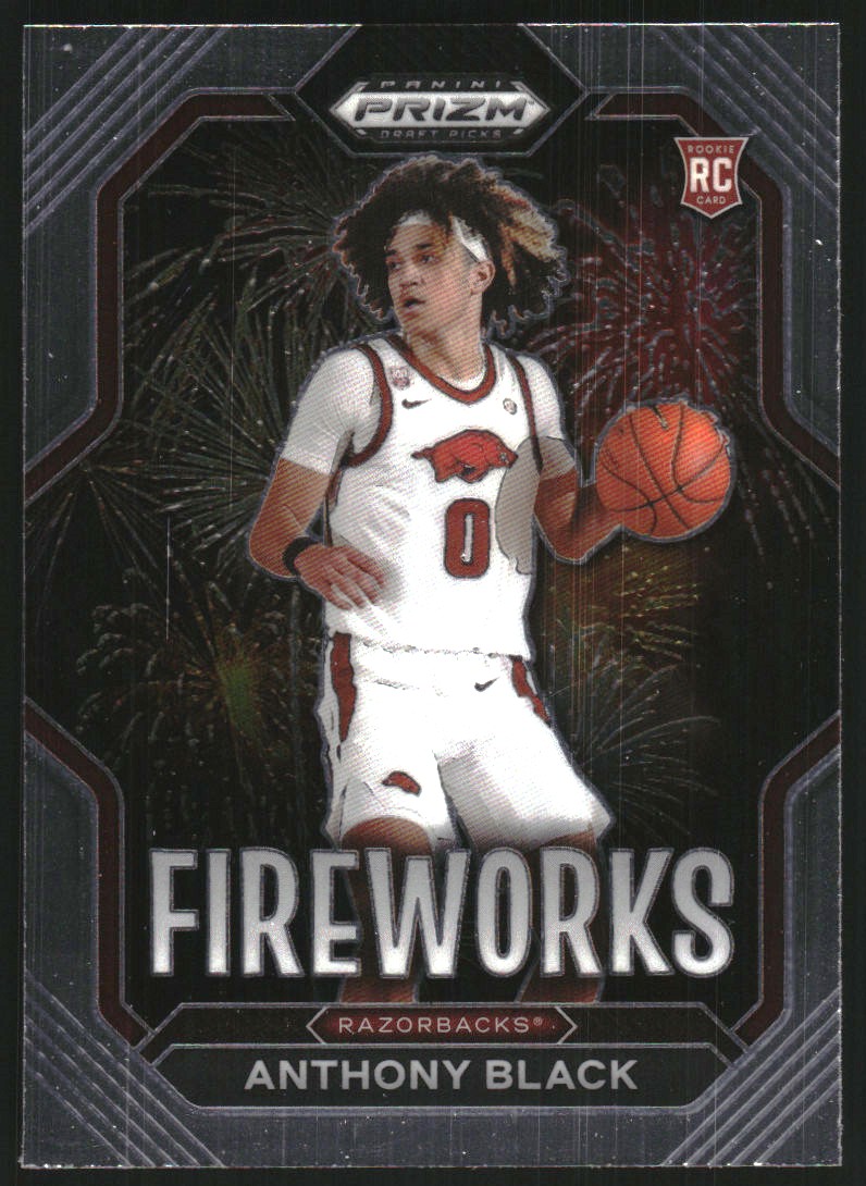 2023-24 Panini Prizm Draft Picks Fireworks #10 Anthony Black