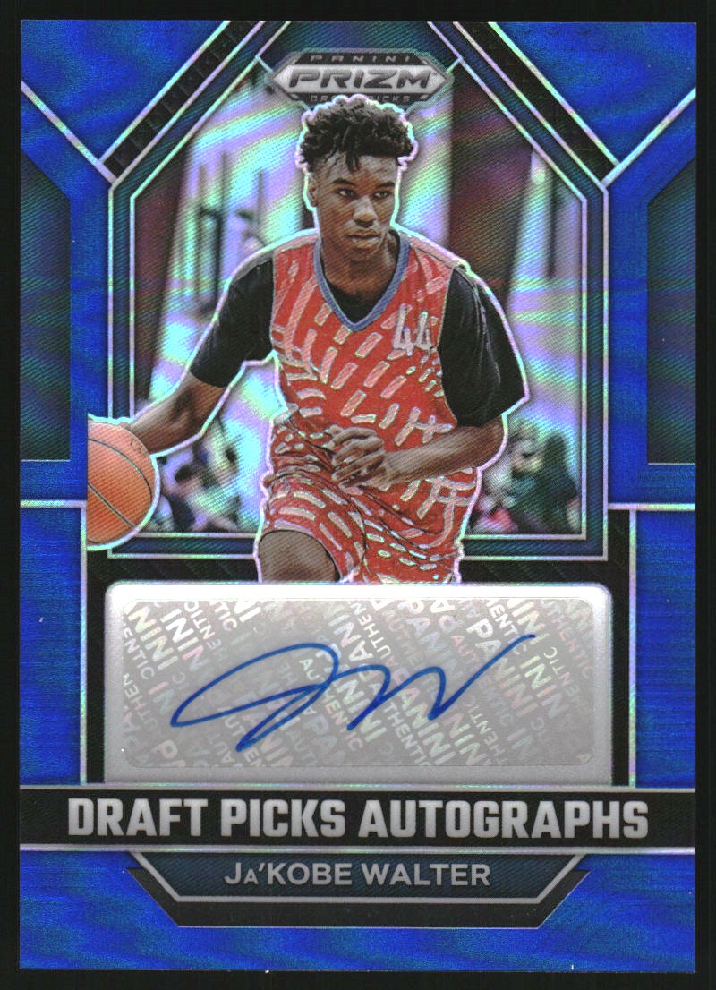 日本バレーボール協会 選手カードセット 2023-24 Panini Prizm Draft Picks Autographs Prizms Blue #54 Ja