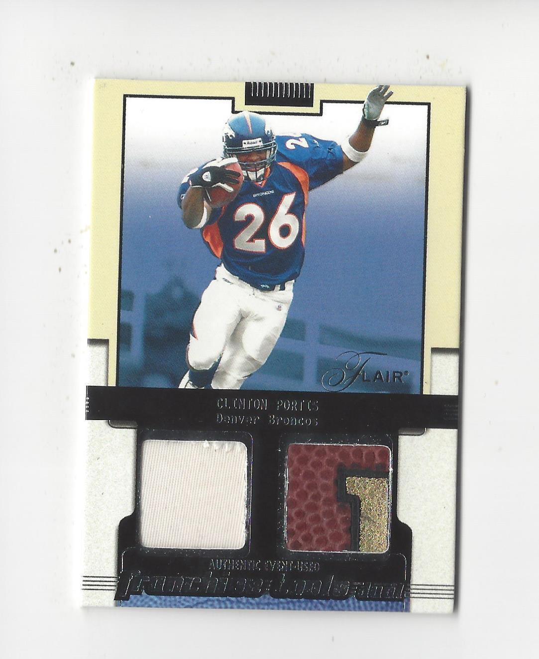 2002 Heads Update Clinton Portis RC Denver Broncos Rookie #55