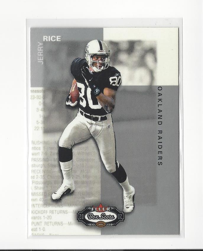 Jerry Rice cards (2000-2022) 49ers Raiders - You Choose - Bild 95 von 227