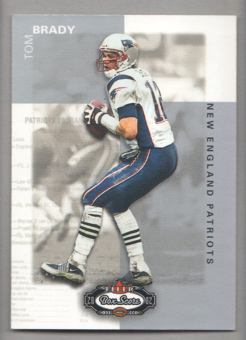 2002 Fleer Box Score #22 Tom Brady