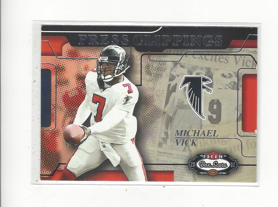 2002 Fleer Box Score Press Clippings #4 Michael Vick