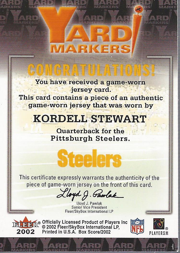 2002 Fleer Box Score Football Card Pick (Inserts)