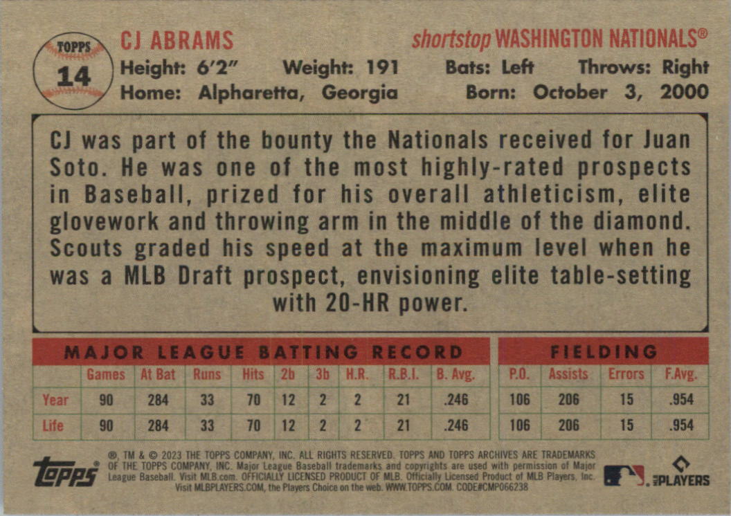 2023 Topps Archives Baseball Card Pick (Base)