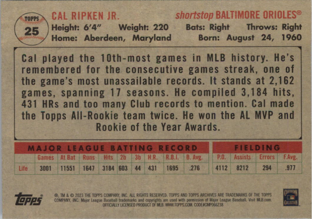 2023 Topps Archives Baseball Card Pick (Base)