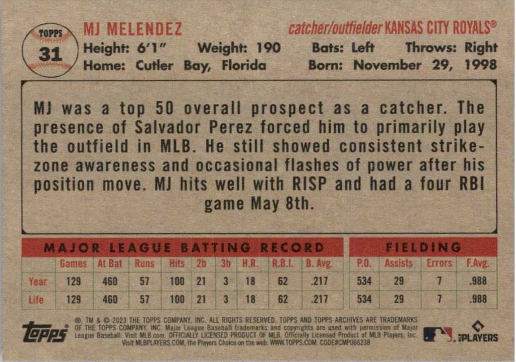 2023 Topps Archives Baseball Card Pick (Base)