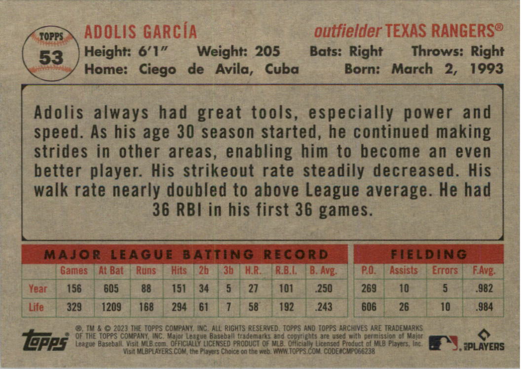 2023 Topps Archives Baseball Card Pick (Base)