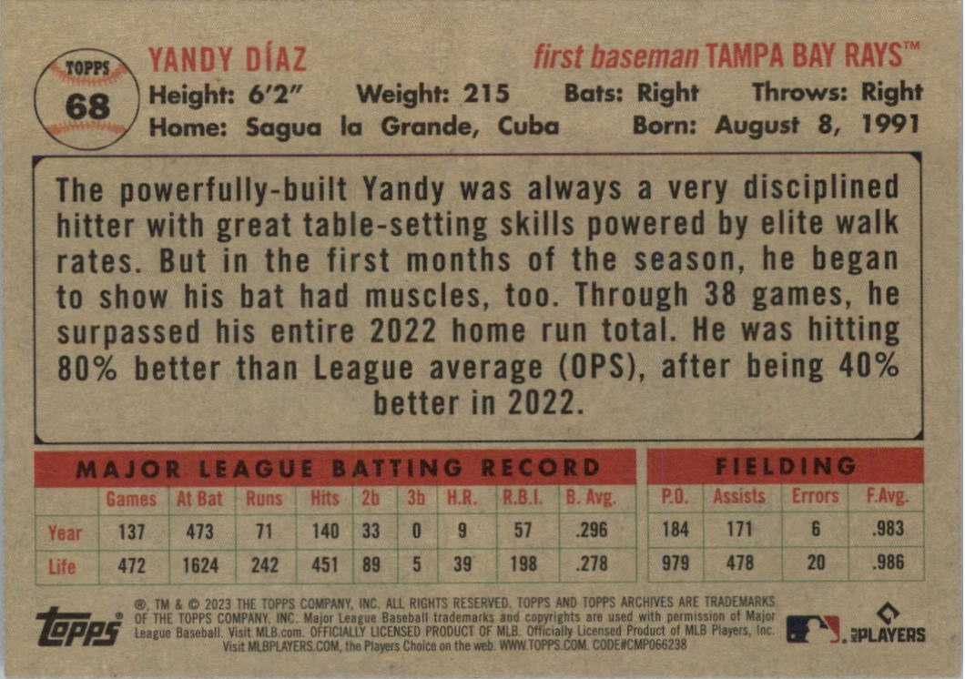 2023 Topps Archives Baseball Card Pick (Base)