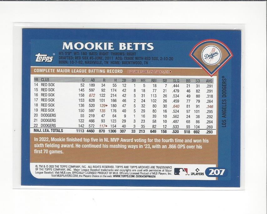 Mookie Betts cards (2015-2023) Red Sox Dodgers - You Choose - Picture 195 of 201