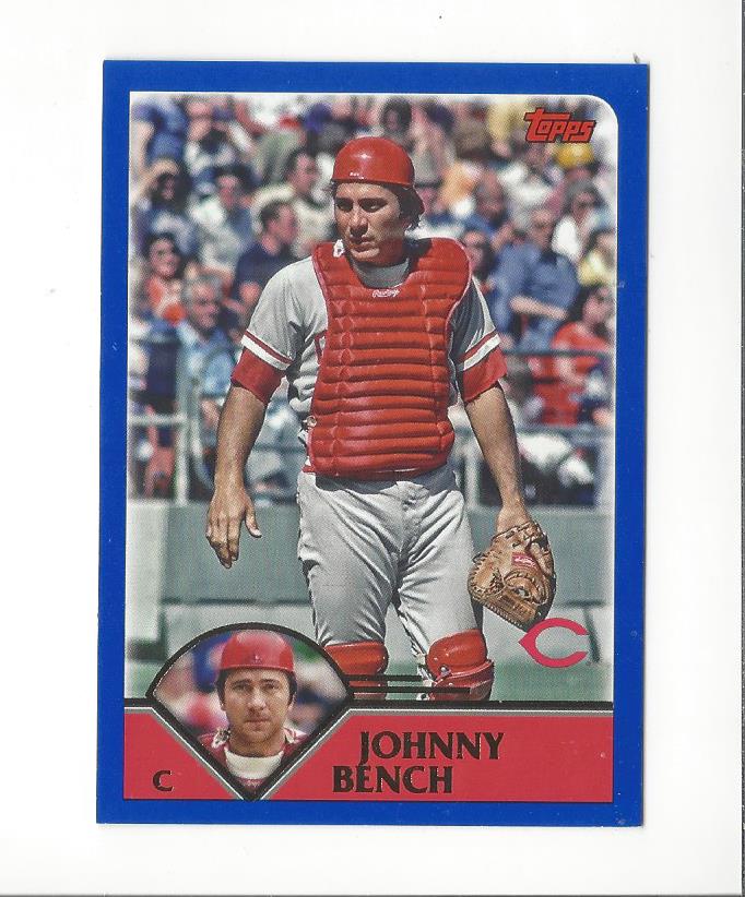 Johnny Bench cards (1988-2023) Reds - You Choose