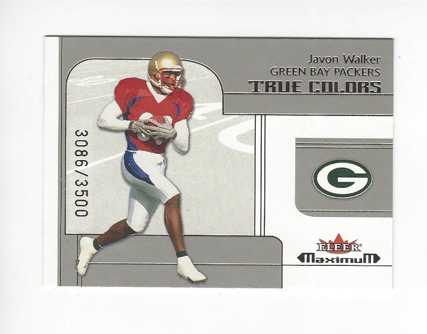 2002 Fleer Maximum #256 Javon Walker RC