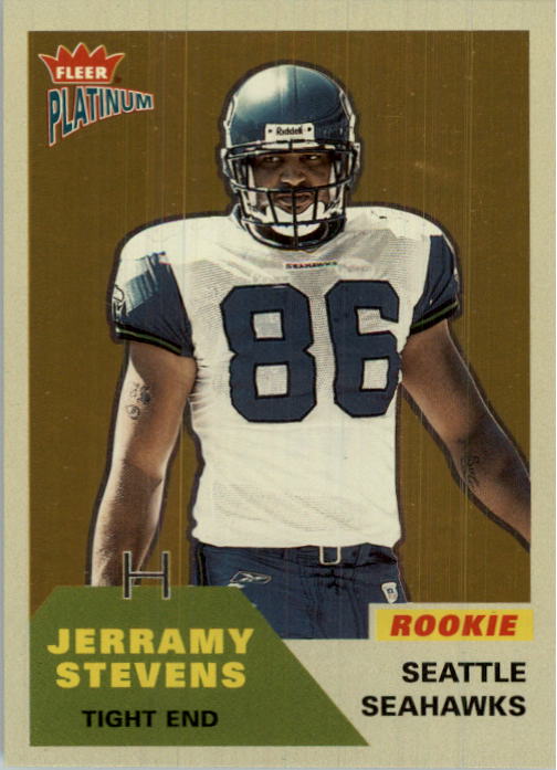 2002 Fleer Platinum Finish #271 Jerramy Stevens