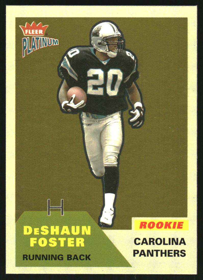 2002 Fleer Platinum Finish #307 DeShaun Foster