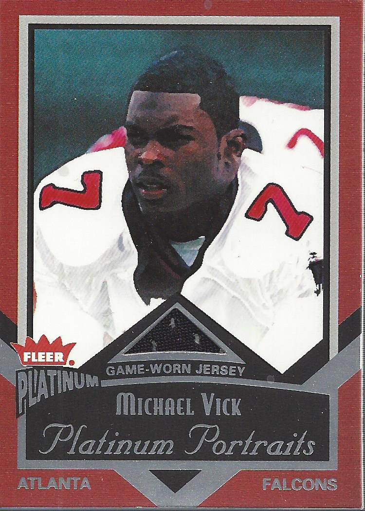 Michael Vick Signed 2002 Game-Issued Atlanta Falcons Jersey (Beckett)