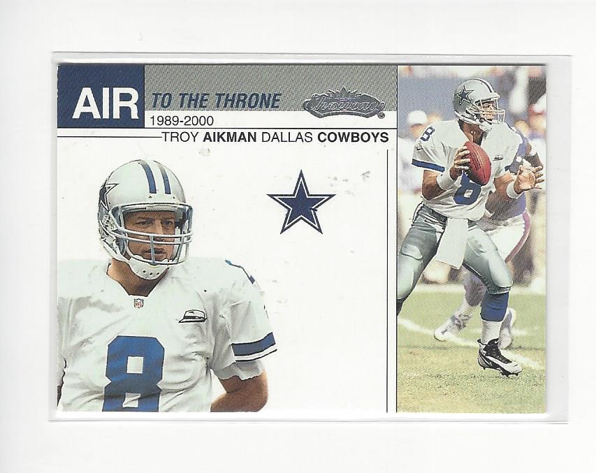 2002 Fleer Showcase Air to the Throne #AT13 Troy Aikman