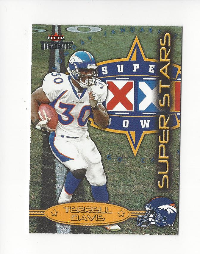 2002 Fleer Throwbacks Super Stars #2 Terrell Davis