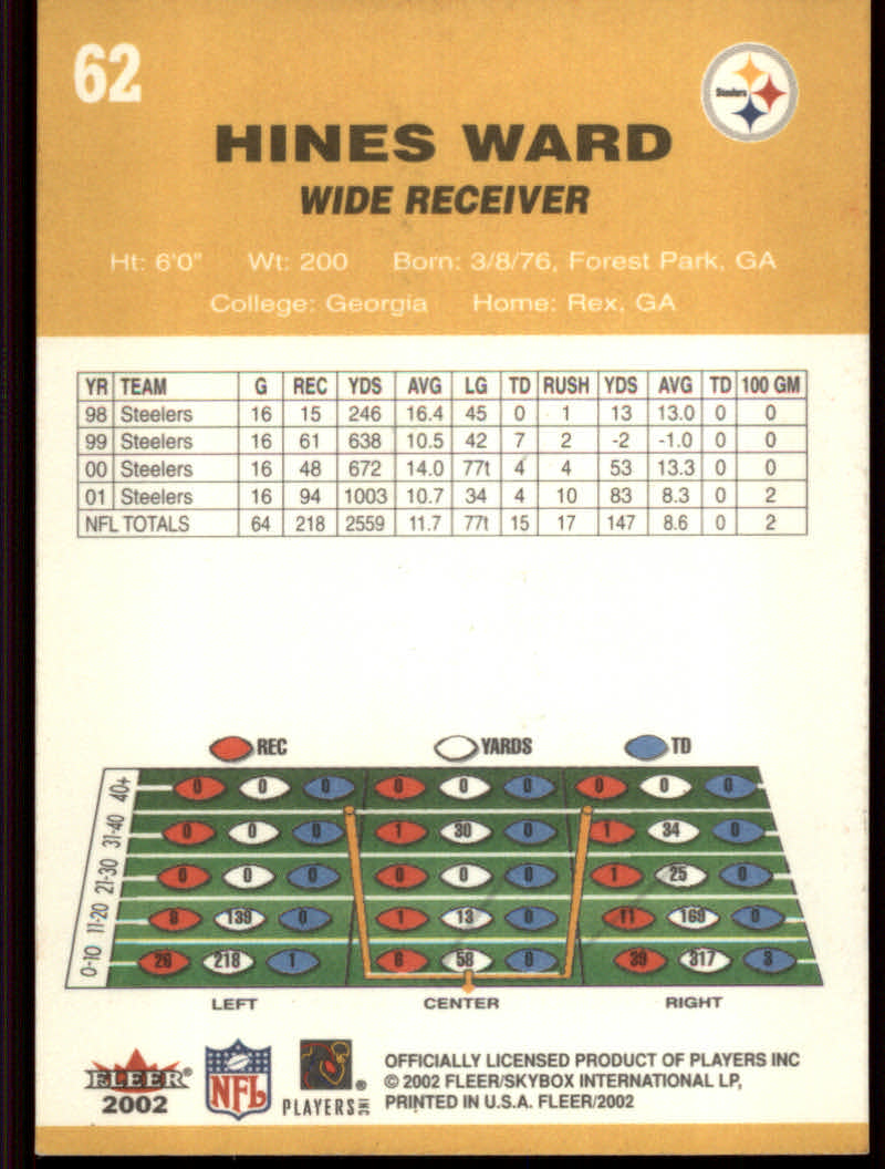 2002 Tradition (Fleer) Football "Main Set" Cards - Picture 35 of 159