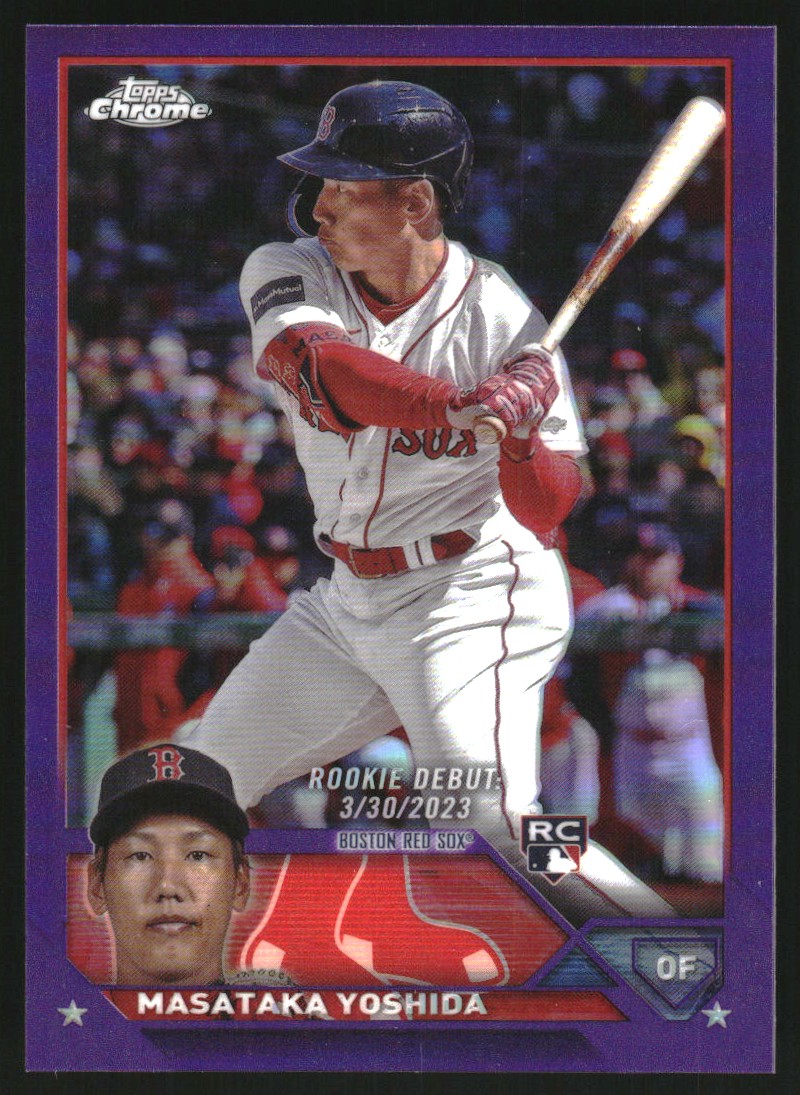 2023 Topps Chrome Update Purple Refractors #USC174 Masataka Yoshida