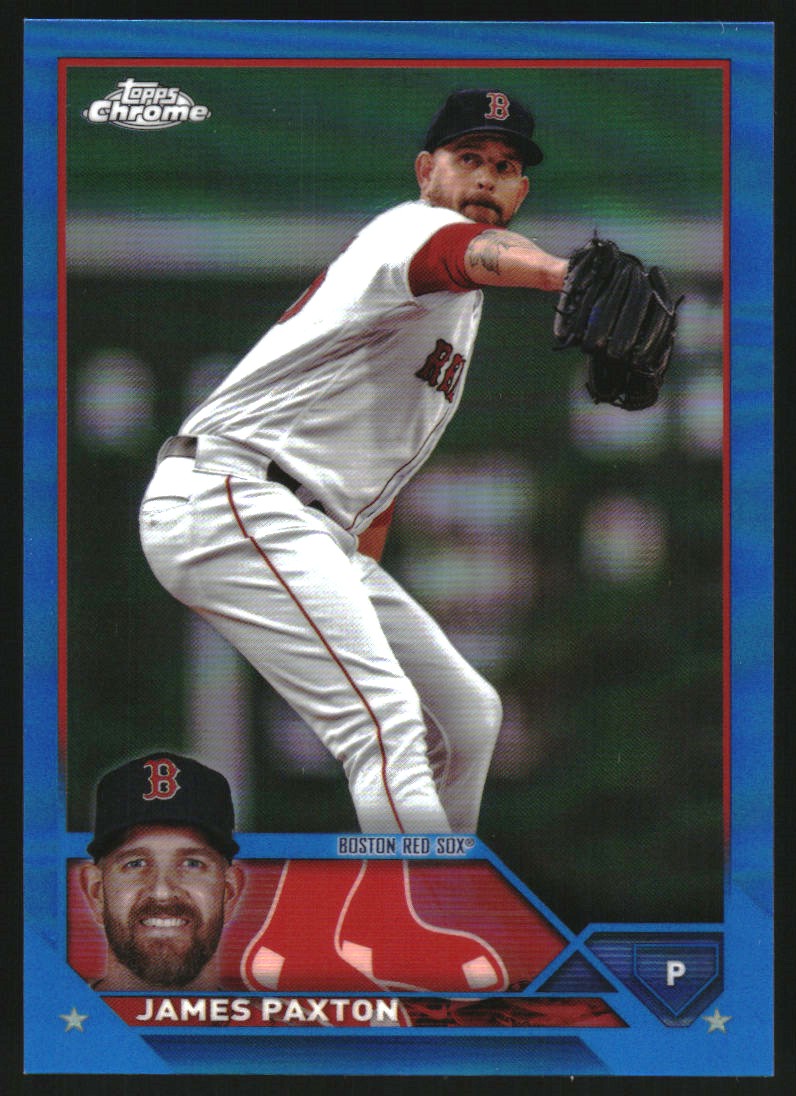 2023 Topps Chrome Update Blue Refractors #USC83 James Paxton