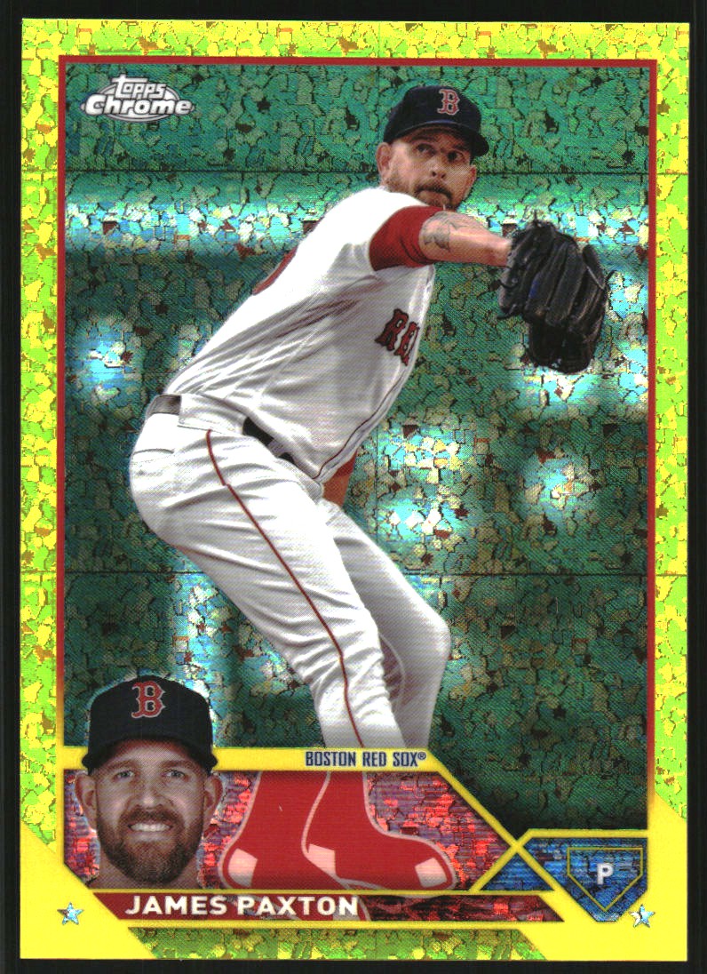 2023 Topps Chrome Update Yellow Mini-Diamond Refractors #USC83 James Paxton