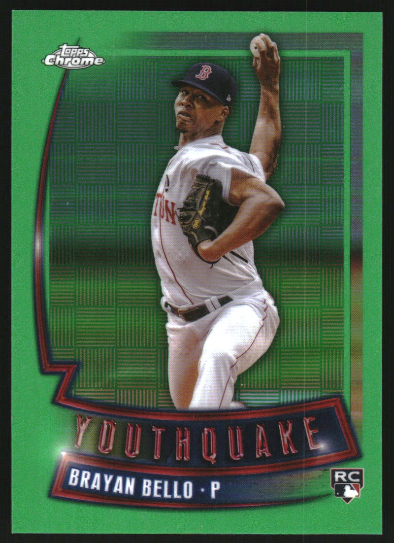 2023 Topps Chrome Youthquake Green Refractors #YQ75 Brayan Bello