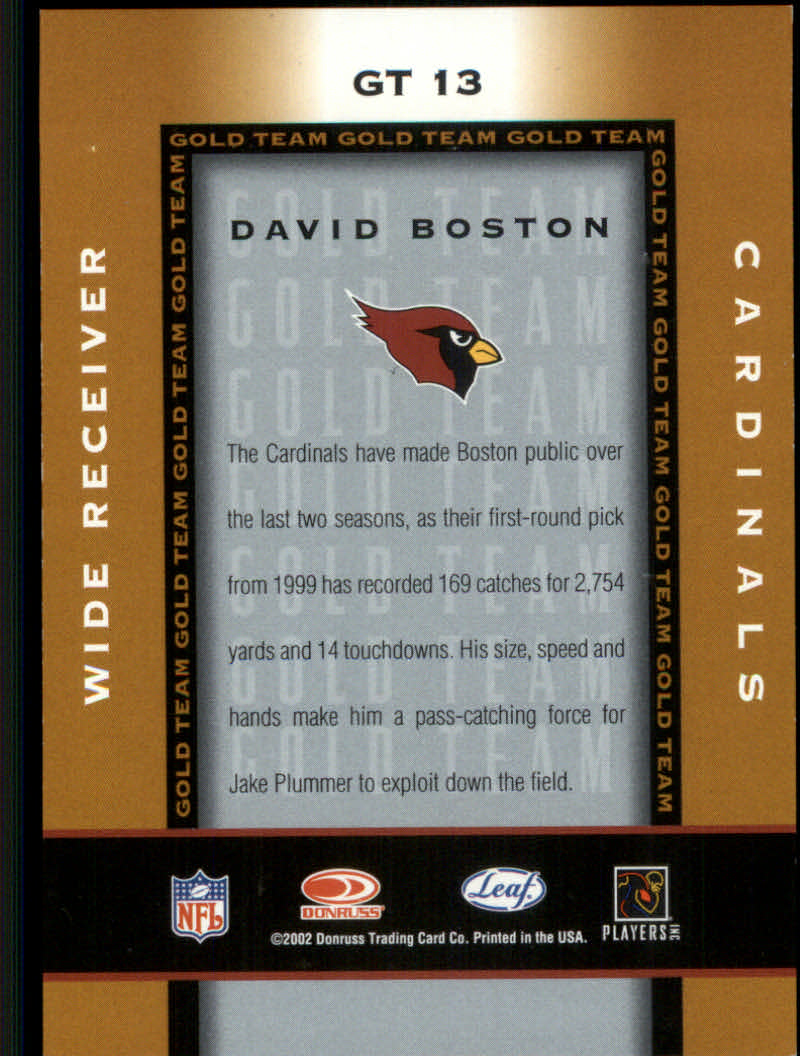 2002 Leaf Certified Football "Insert" Cards - Picture 7 of 17