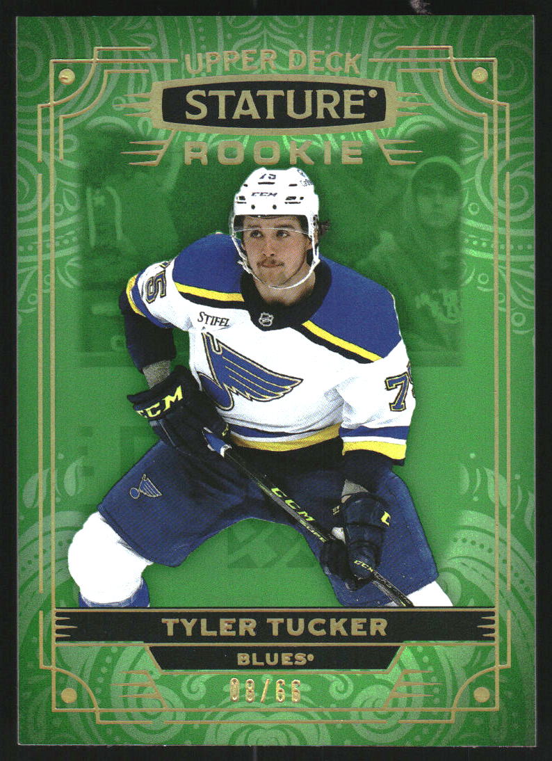 2022-23 Upper Deck Stature Photo Variant Green #146 Tyler Tucker