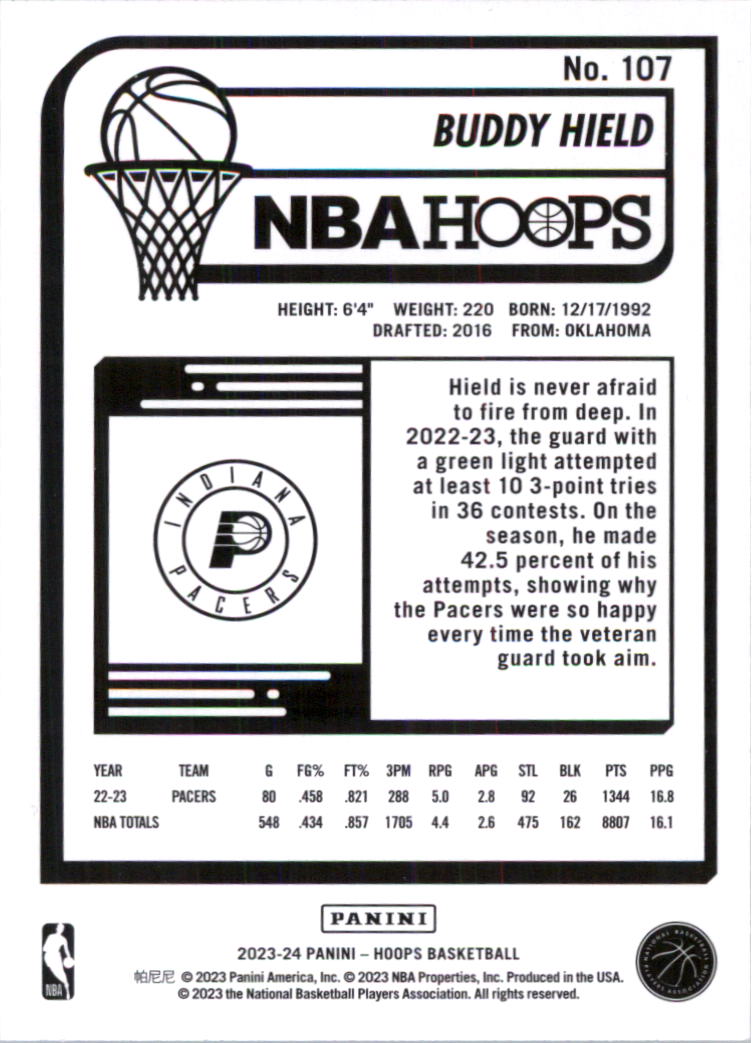 2023-24 Hoops Basketball Card Pick (Base) 101-300 - Picture 15 of 396