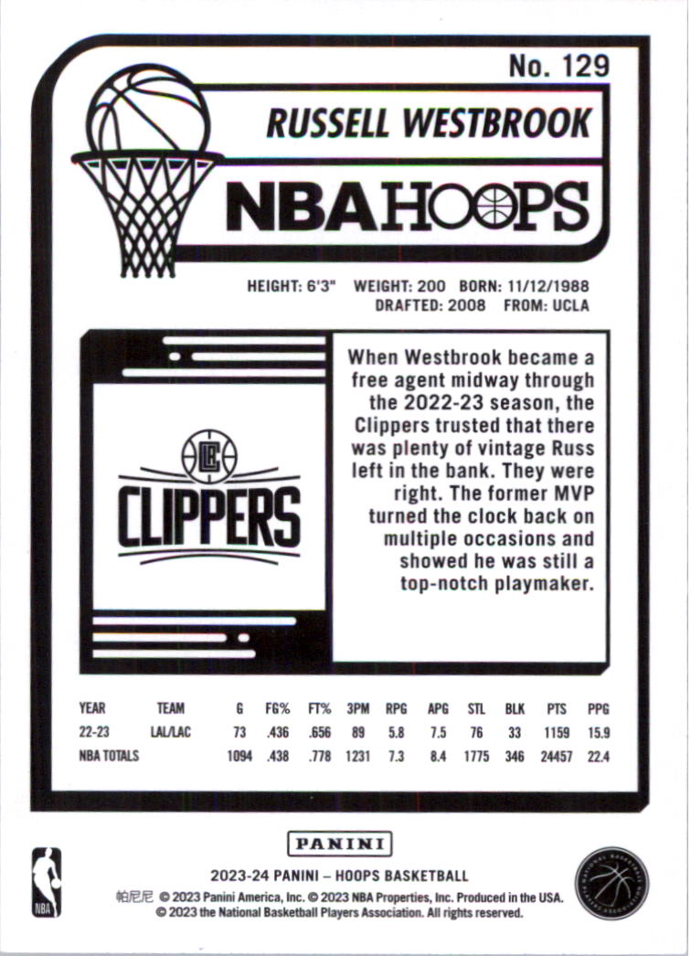 2023-24 Hoops Basketball Card Pick (Base) 101-300 - Picture 58 of 396