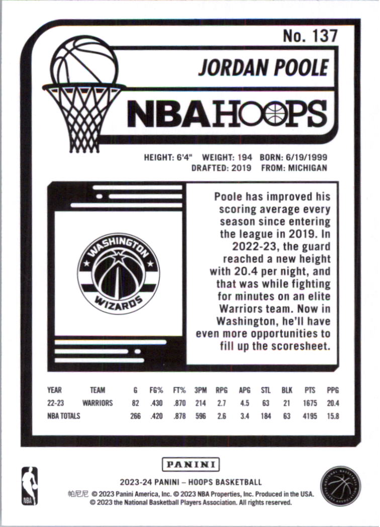 2023-24 Hoops Basketball Card Pick (Base) 101-300 - Picture 74 of 396