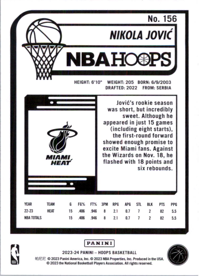 2023-24 Hoops Basketball Card Pick (Base) 101-300 - Picture 112 of 396