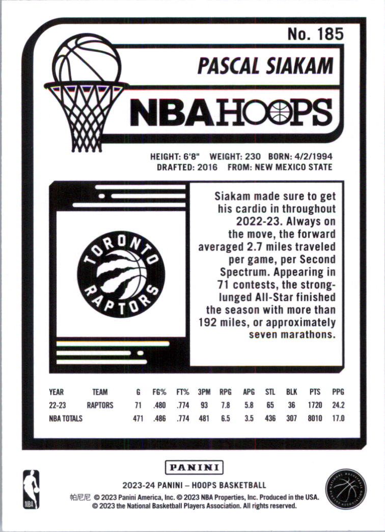 2023-24 Hoops Basketball Card Pick (Base) 101-300 - Picture 170 of 396