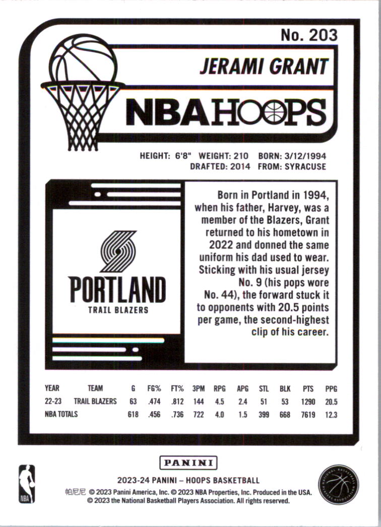 2023-24 Hoops Basketball Card Pick (Base) 101-300 - Picture 206 of 396