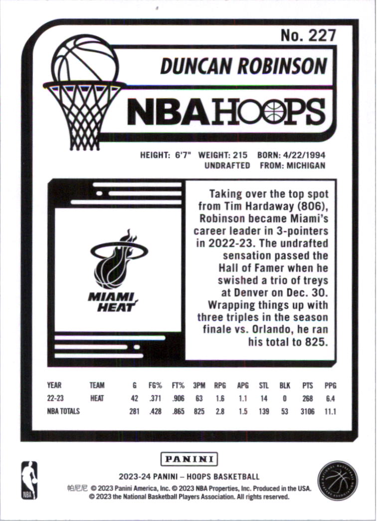 2023-24 Hoops Basketball Card Pick (Base) 101-300 - Picture 254 of 396