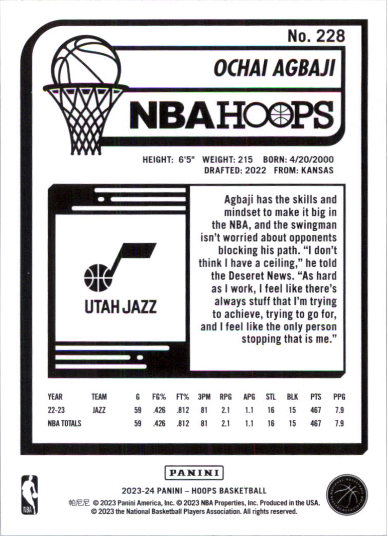 2023-24 Hoops Basketball Card Pick (Base) 101-300 - Picture 256 of 396