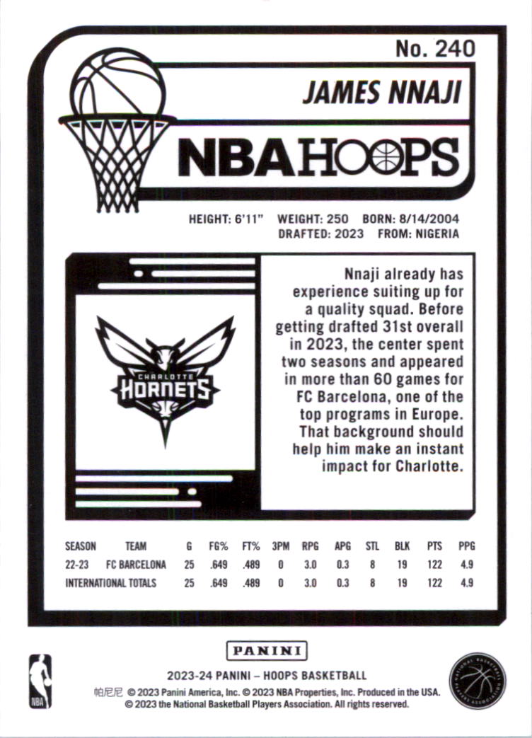 2023-24 Hoops Basketball Card Pick (Base) 101-300 - Picture 280 of 396