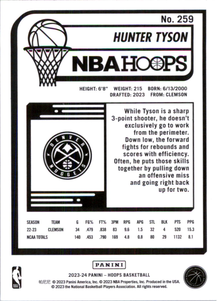 2023-24 Hoops Basketball Card Pick (Base) 101-300 - Picture 318 of 396