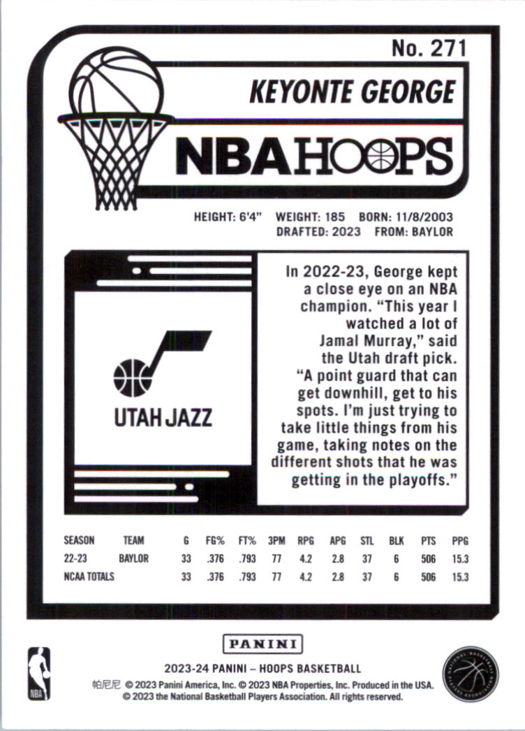 2023-24 Hoops Basketball Card Pick (Base) 101-300 - Picture 342 of 396