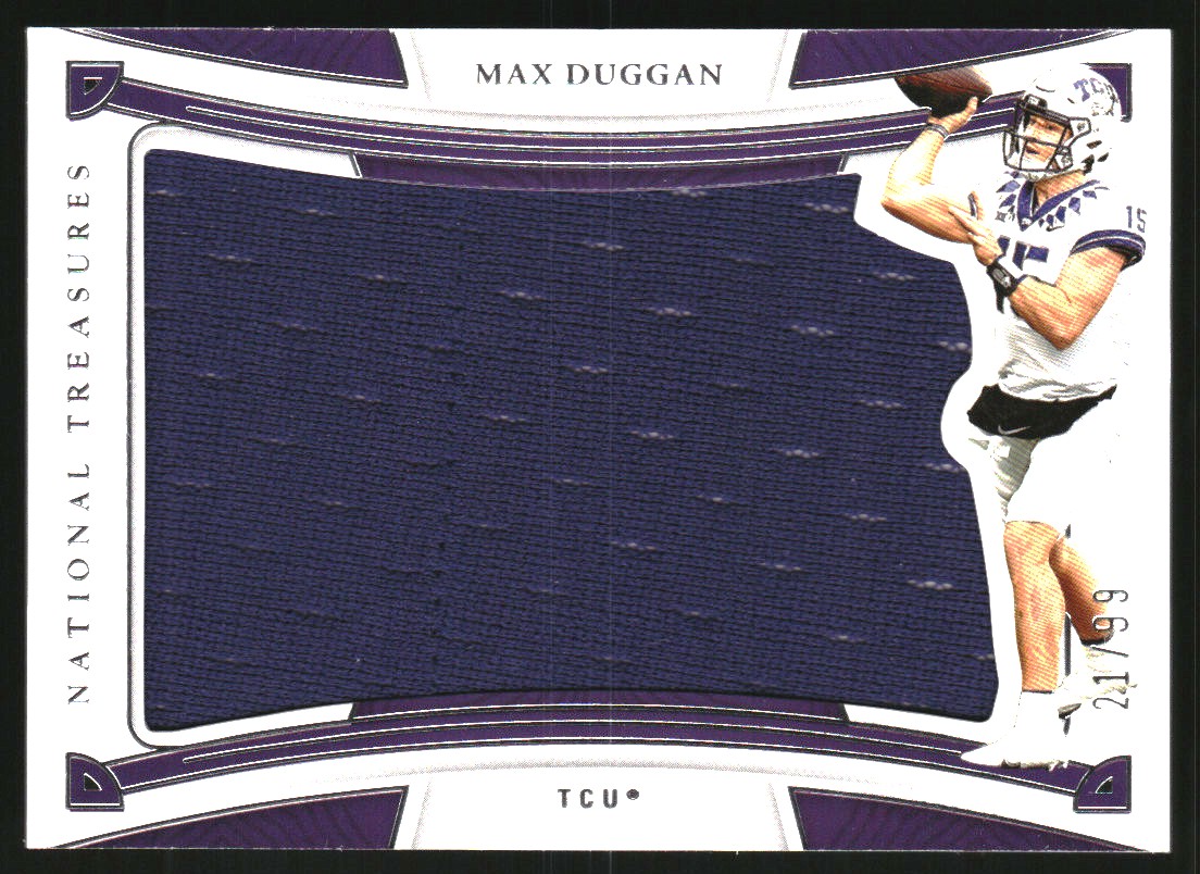 2023 Panini National Treasures Collegiate Rookie Silhouettes #24 Max Duggan