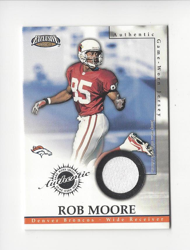 2002 Pacific Exclusive Game Worn Jerseys #16 Rob Moore