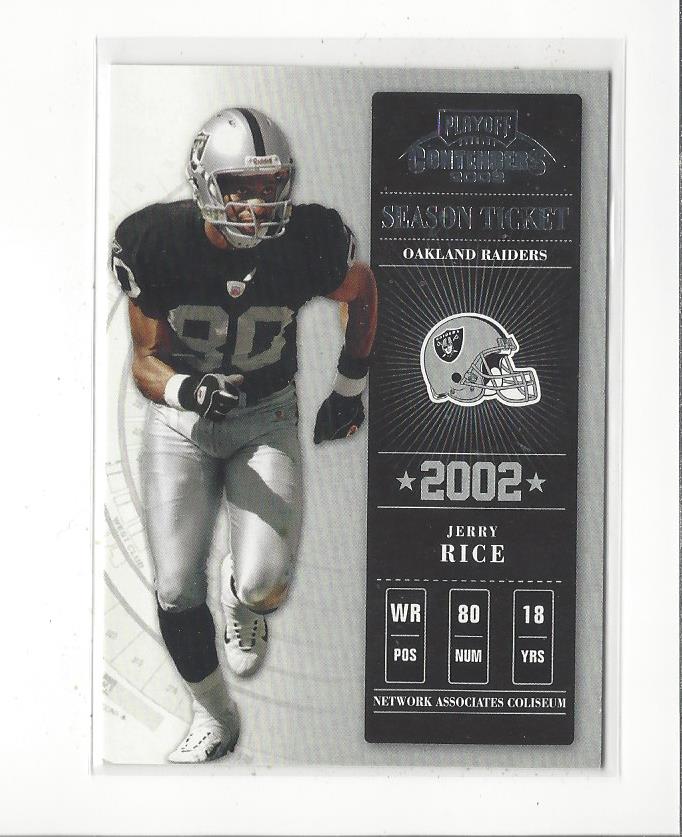 Jerry Rice cards (2000-2022) 49ers Raiders - You Choose - Bild 105 von 227
